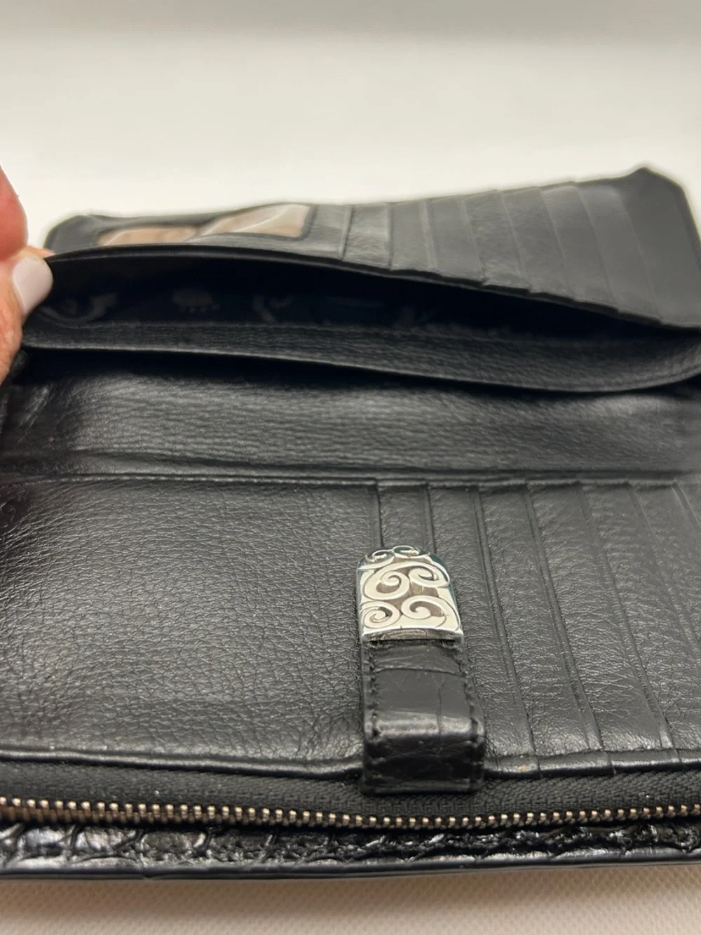 Brighton wallet black